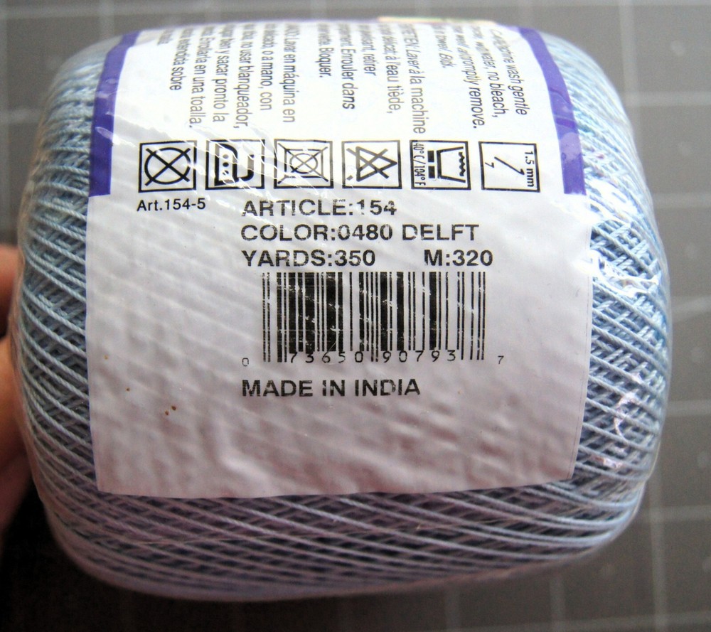 Aunt Lydias Crochet Thread Size 10 Delft
