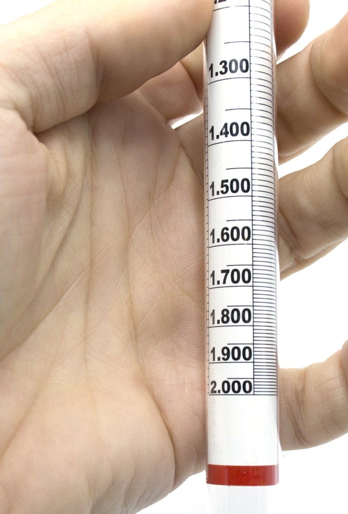 Universal Laboratory Hydrometer in Hard Plastic Case- Measure Specific Gravity