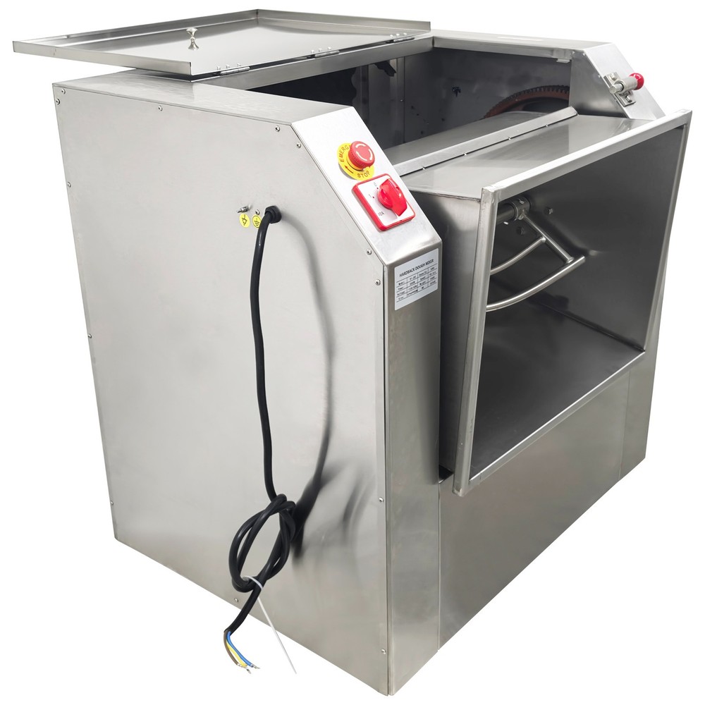 Tilable 50kg Dough Kneading Machine Commercial Dough Mixer Dough Rolling Machine