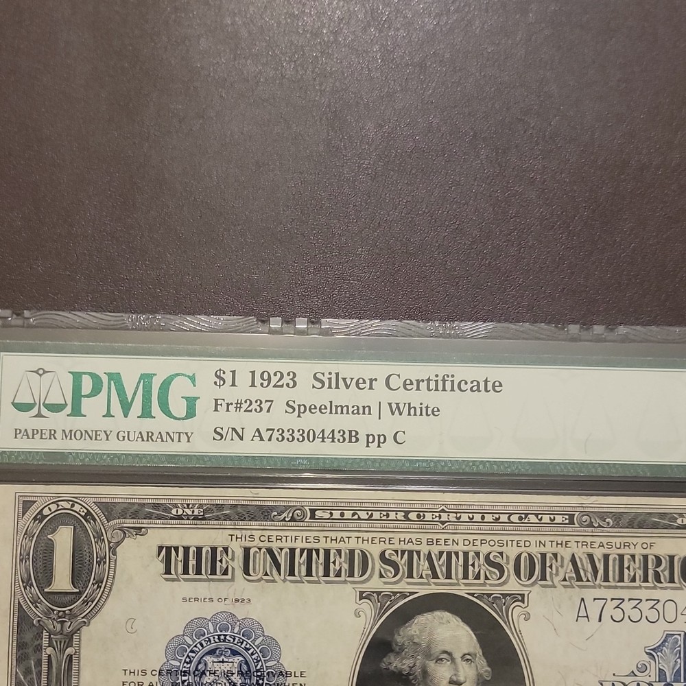 1923 $1 Silver Certificate - PMG 40 EPQ - Speelman White