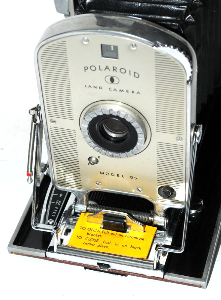 Polaroid Land Camera Model 95 Folding Bellows - Shutter Works. Camera in EX+++