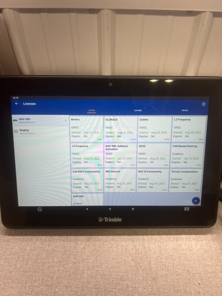 Trimble GFX 1260 Display,Nav900 Can Steer License