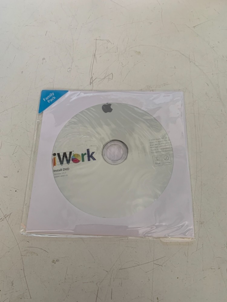 Apple Mac iWork V9.0.3  Install DVD