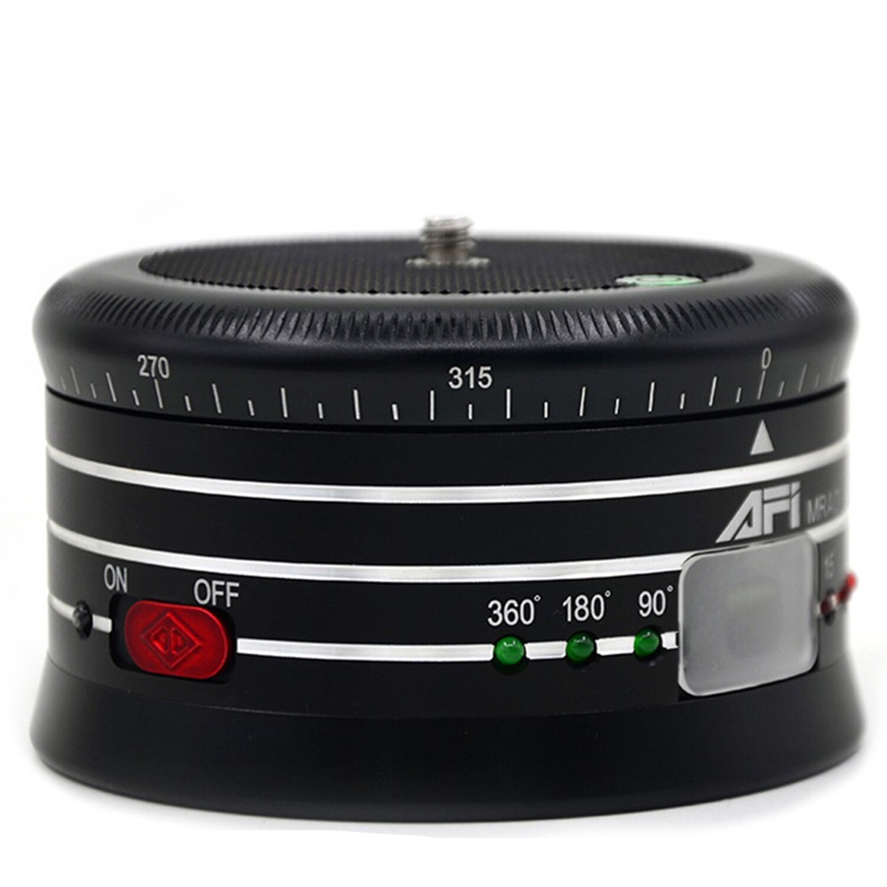360° Rotation Motorized Time-lapse Panoramic Tripod Head with Remote For Camera