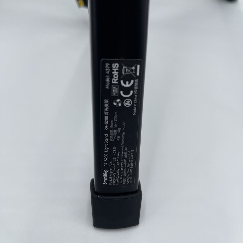 SmallRig RA-S200 Light Stand 4379 22"-78.7" Studio complete Stud Bag Studio