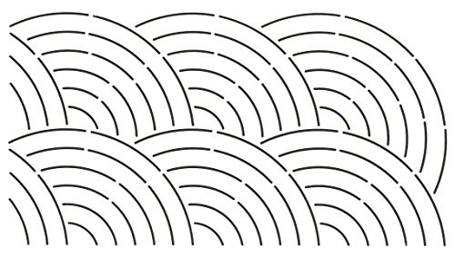 Bishops Fan Quilt Stencil