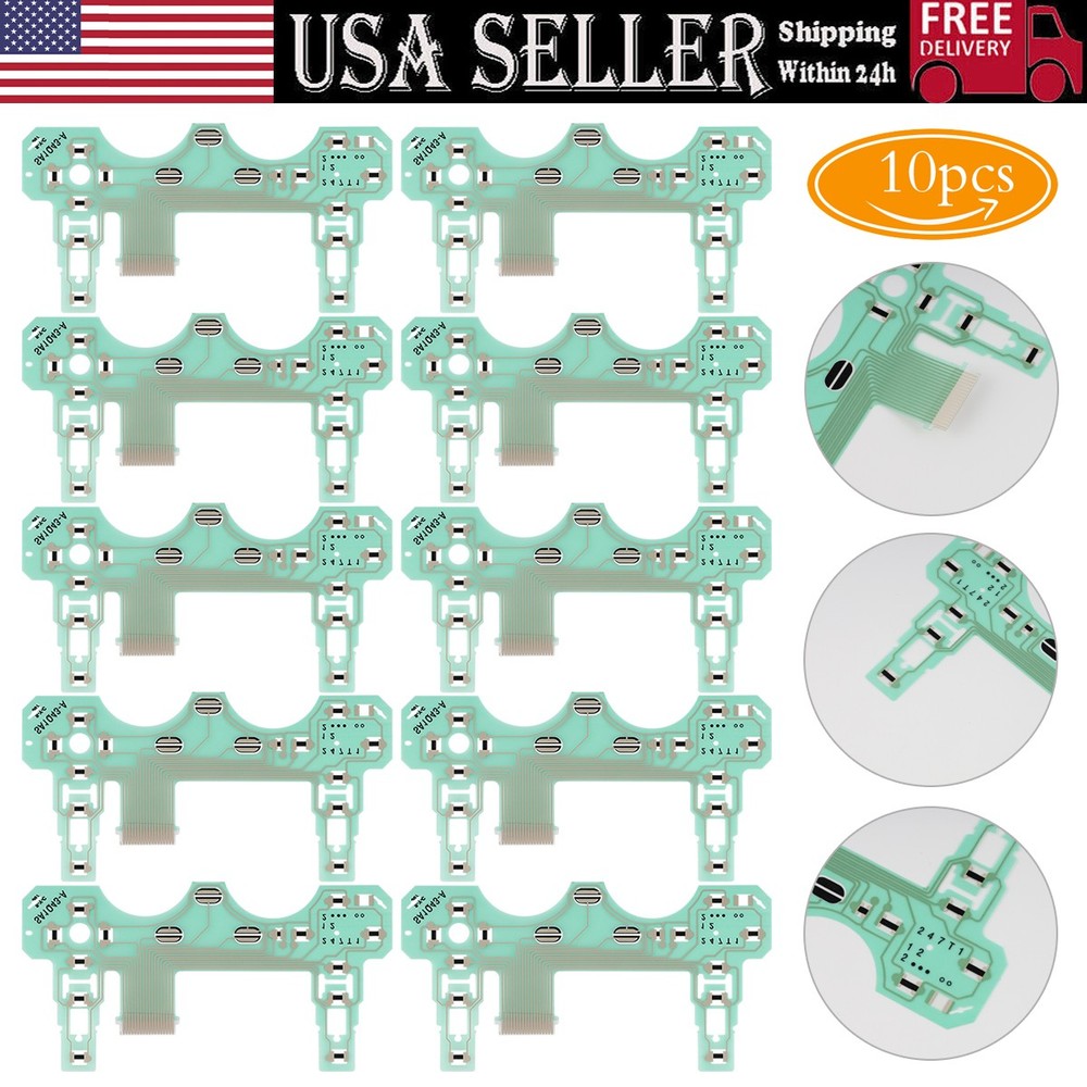 10SET Controller PCB Ribbon Circuit Board SA1Q43A#for PS2 Dualshock 18pin Socket