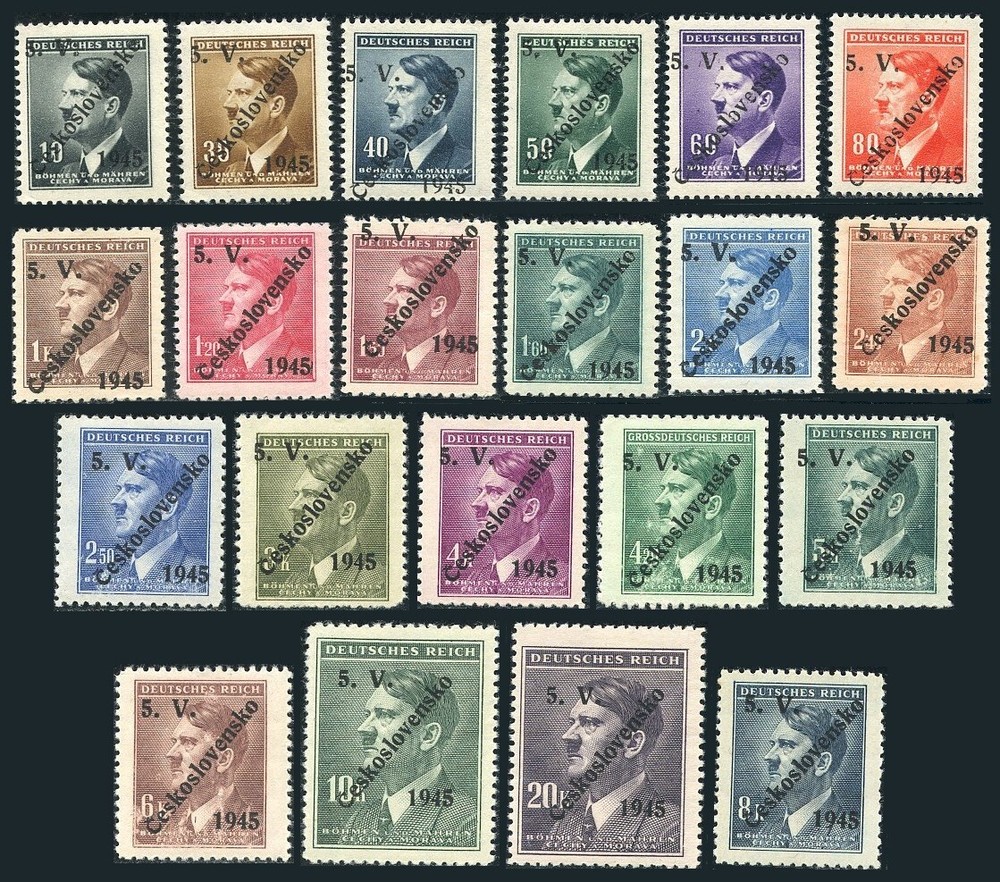 CZ215. CZECHOSLOVAKIA LIBERATION LOCALS 1945 DOMAZLICE I - A.H. PROTECTORATE