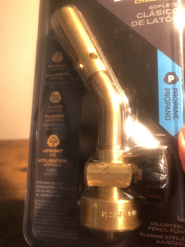 BERNZOMATIC Classic Brass Torch Head #UL2317
