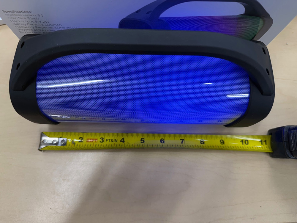 New Power Evolution Echotube Mini Wireless Bluetooth Speaker - Black