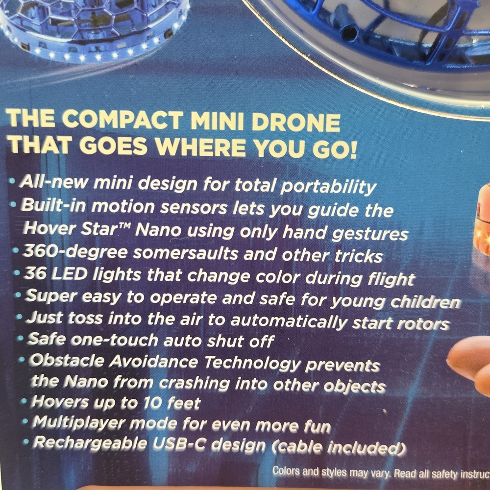 Hover Star Nano Motion Controlled Edition - Compact - Blue