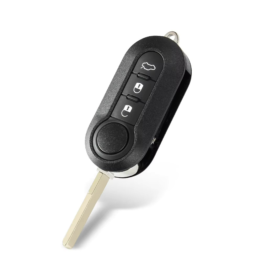Fiat 500 shell remote control key cover with logo *°°