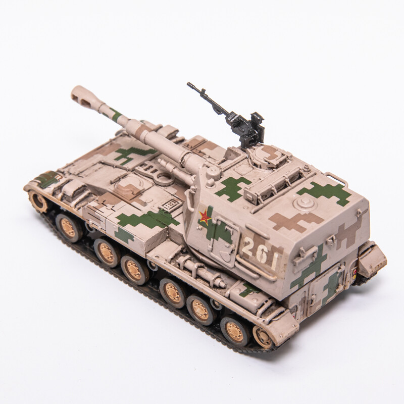 1/72 Chinese Type 83 152mm self-propelled howitzer tank model