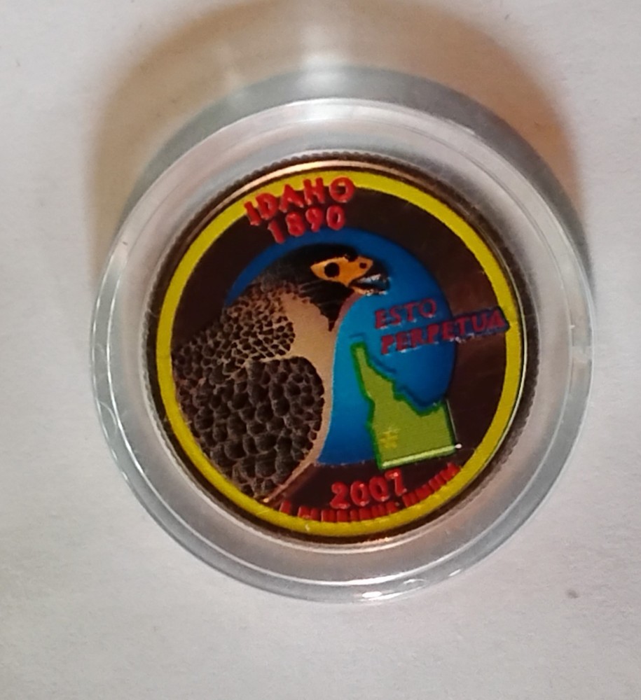 2007 State Colorized Idaho Denver Mint with Capsule
