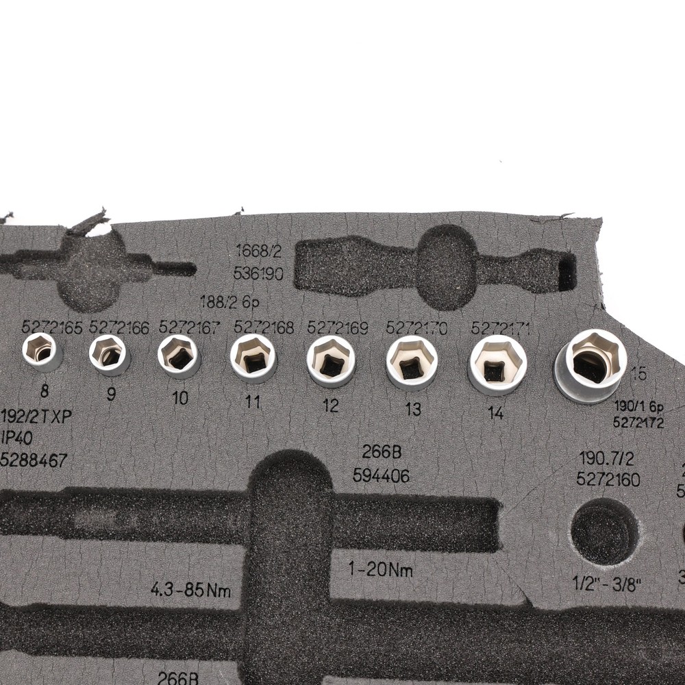 Unior Hex Torx Socket Bit Set 1/4" 1/2" Drive