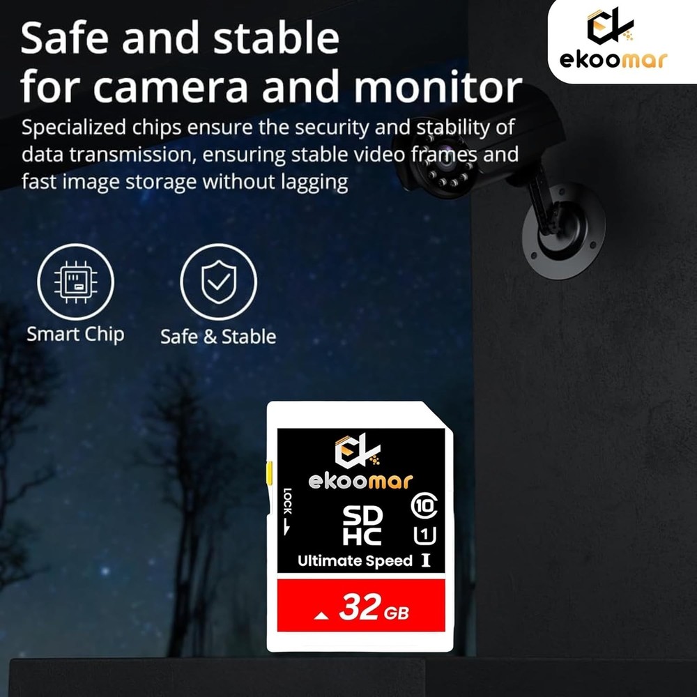 Card - Class 10, High-Speed Memory Card with 100MB/s for Digital Camera, Dash...