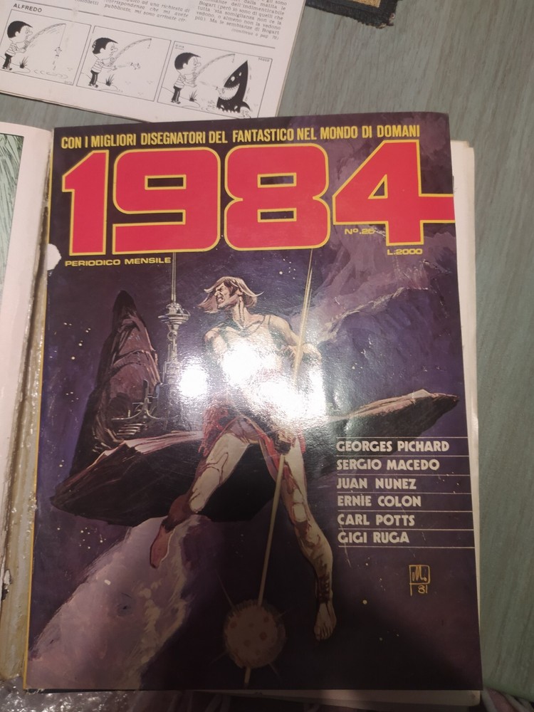 4 1984 Incomplete Hardcover Comics