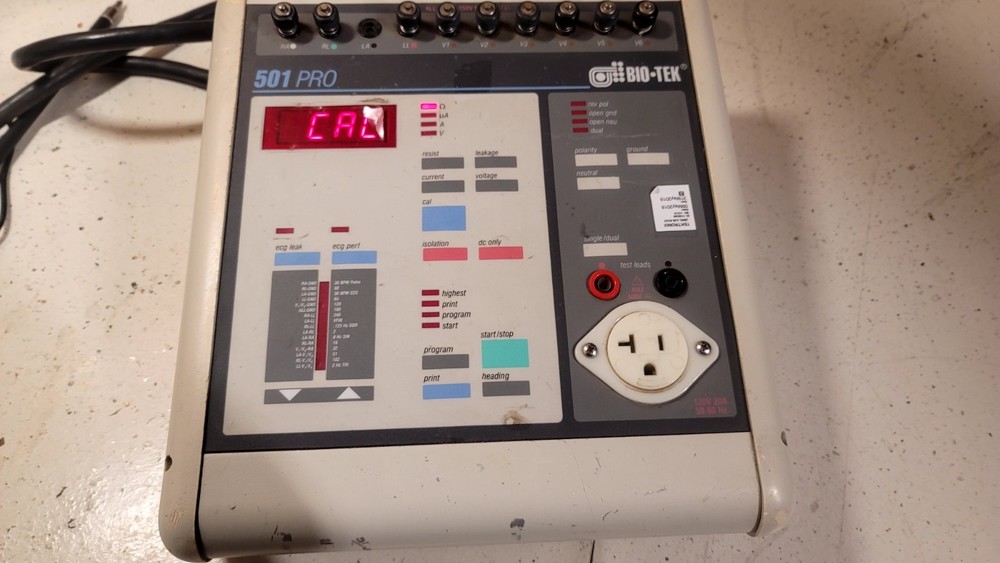 BIO-TEK 501 PRO SERIES ELECTRICAL SAFETY ANALYZER