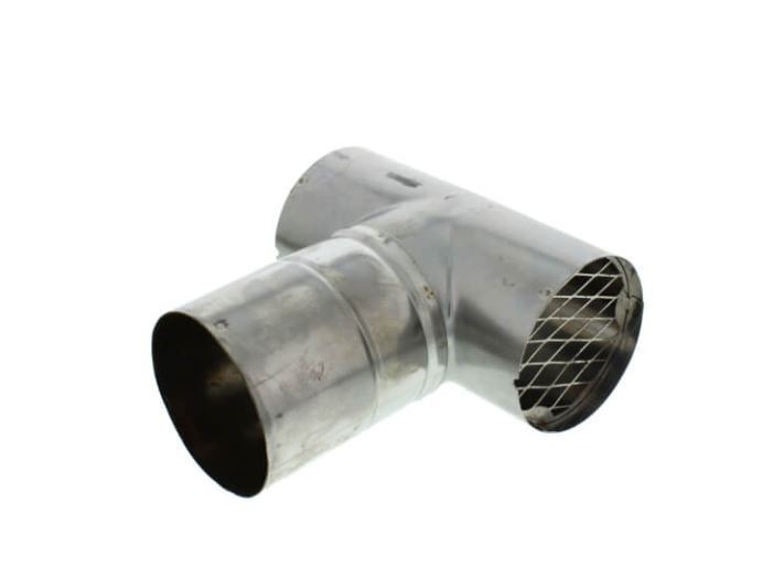 Z-Flex Z-Vent 3" Vent Termination Tee Stainless Steel Venting (2SVSTTF03)