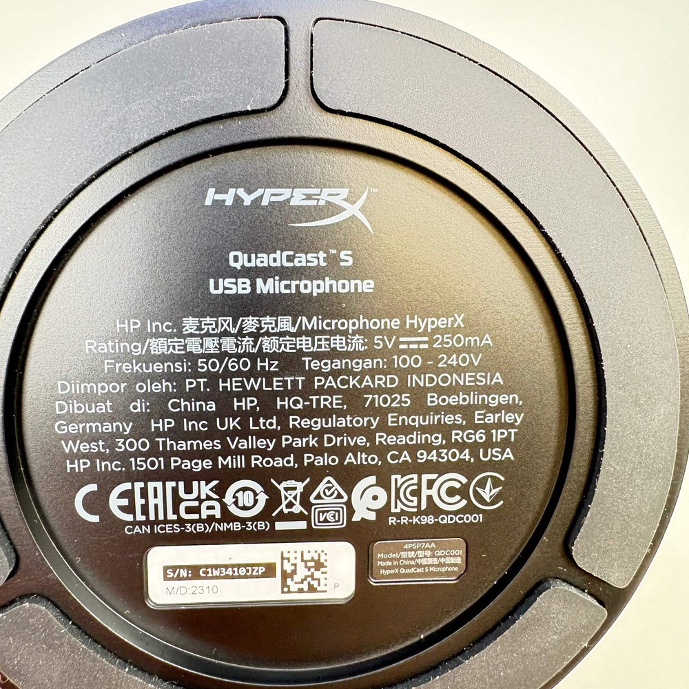 Hyper X Quadcast S Microphone 2310
