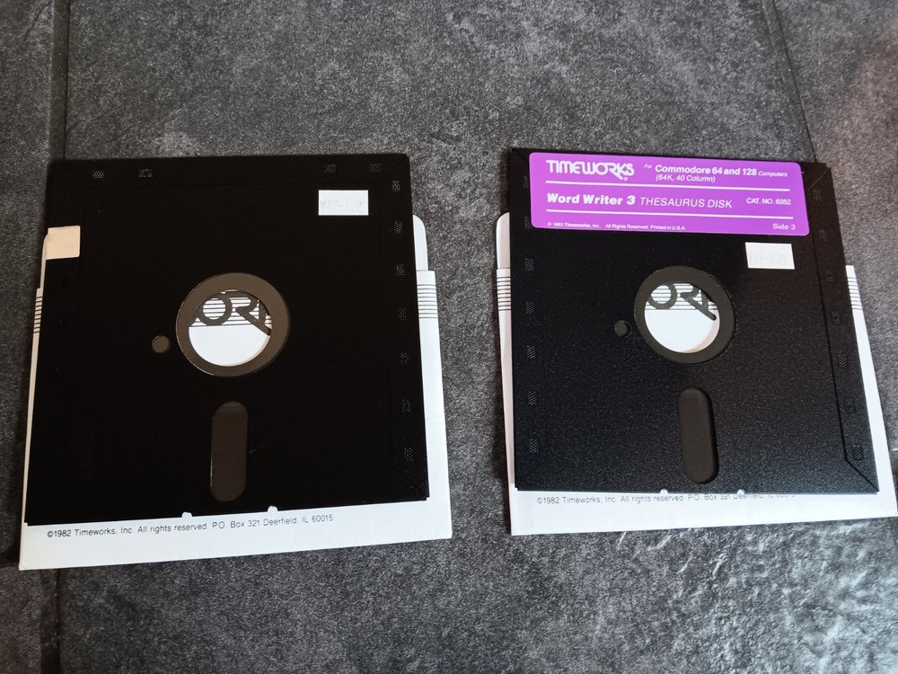 Commodore 64 Timeworks Word Writer 3 Computer Software Tested/Works