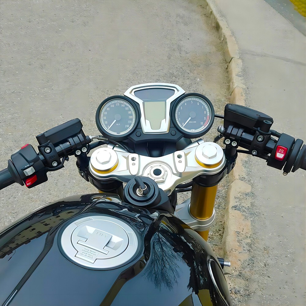 37-58mm Fork Tube Clip On Handlebars Riser Handle Bars Universal Fits Adjustable