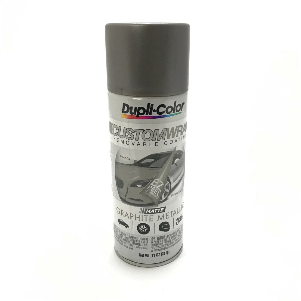 Duplicolor CWRC797 MATTE GRAPHITE METALLIC CustomWrap - EZ Peel Technology 11oz
