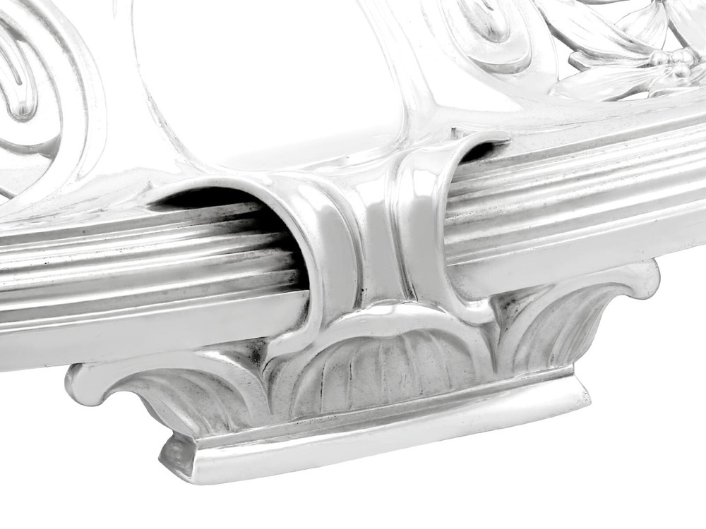 Antique Art Nouveau German Silver Centrepiece