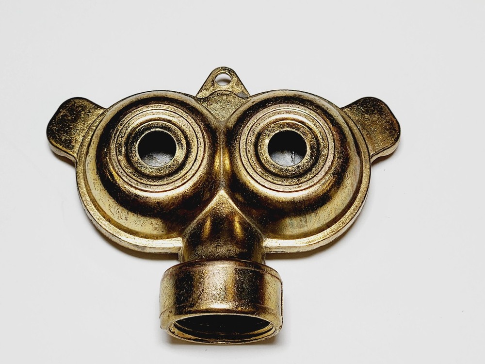 Solid brass melnor twin owl eyes sprinkler
