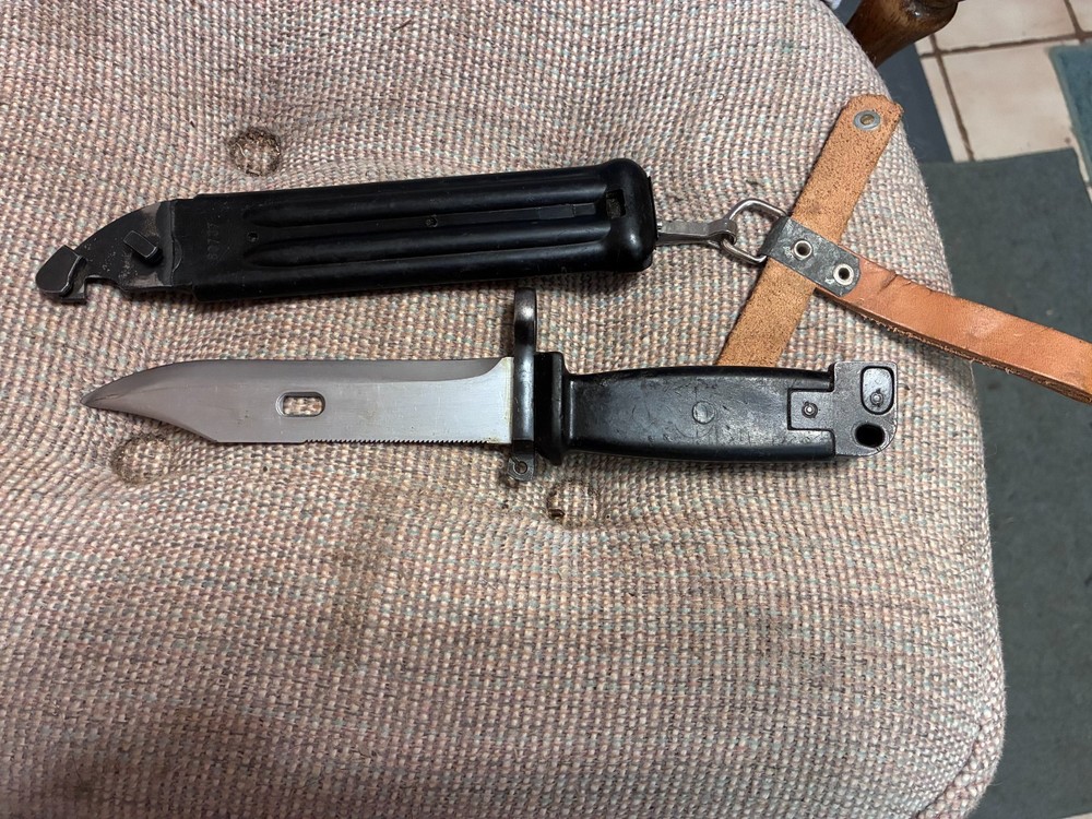 Yugo Type 2 Bayonet With Scabbard