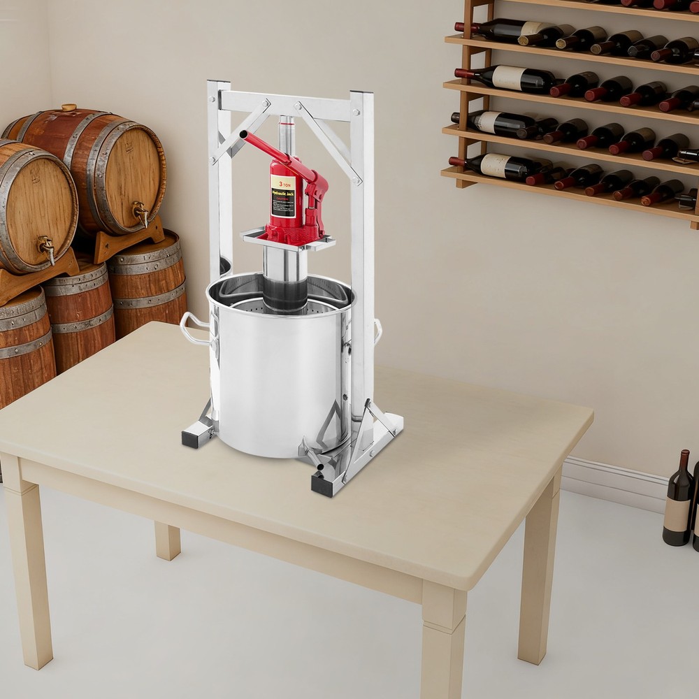 12L Hydraulic Manual Fruit Wine Press Jack Press Extractor Wine Press Machine