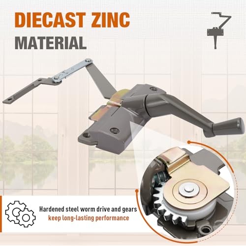 Split Arm Operator for Left Hand with Handle for Replacing Damaged Window