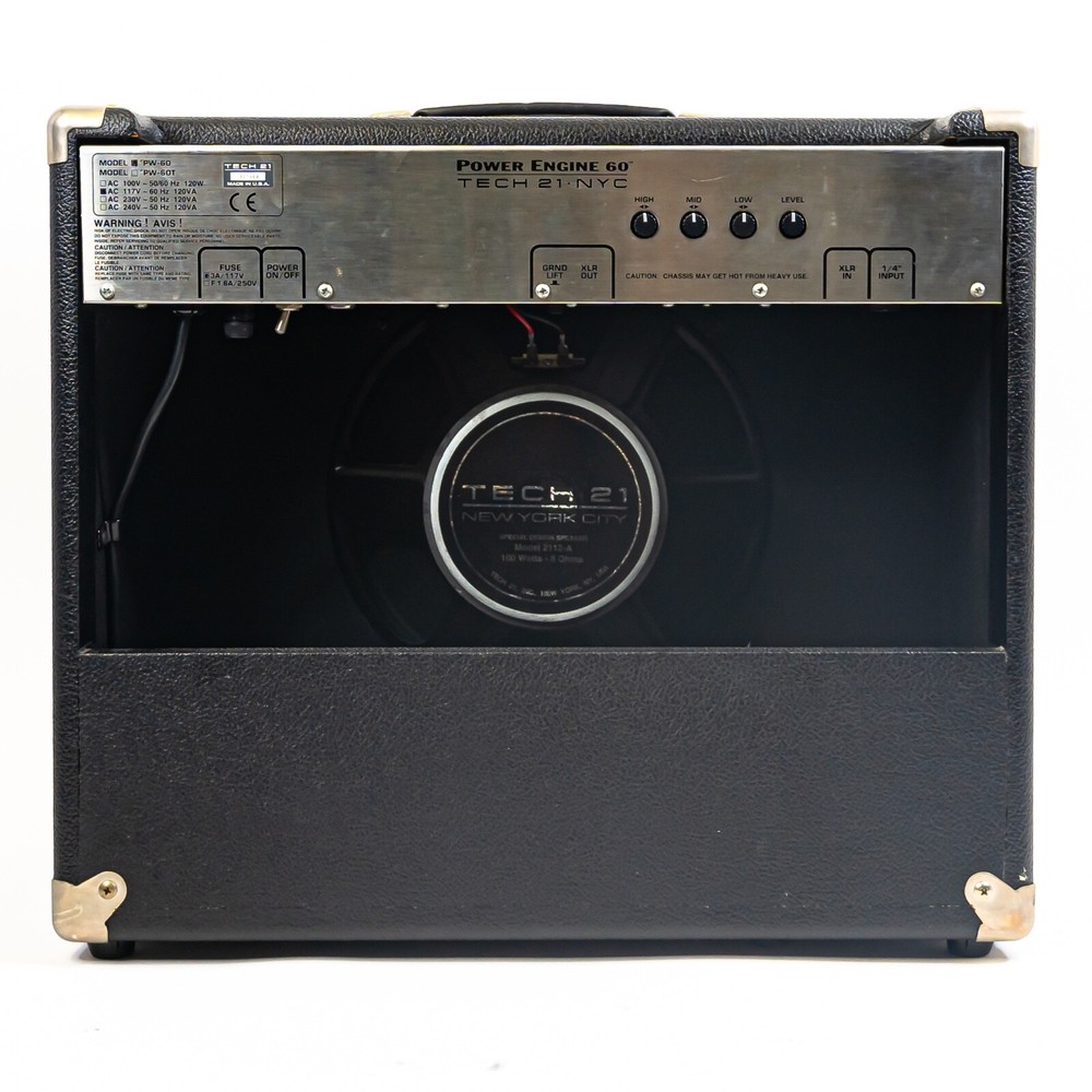 Tech 21 Power Engine 60 – Powered Extension Cab with 3-Band EQ and XLR/¼" Inputs