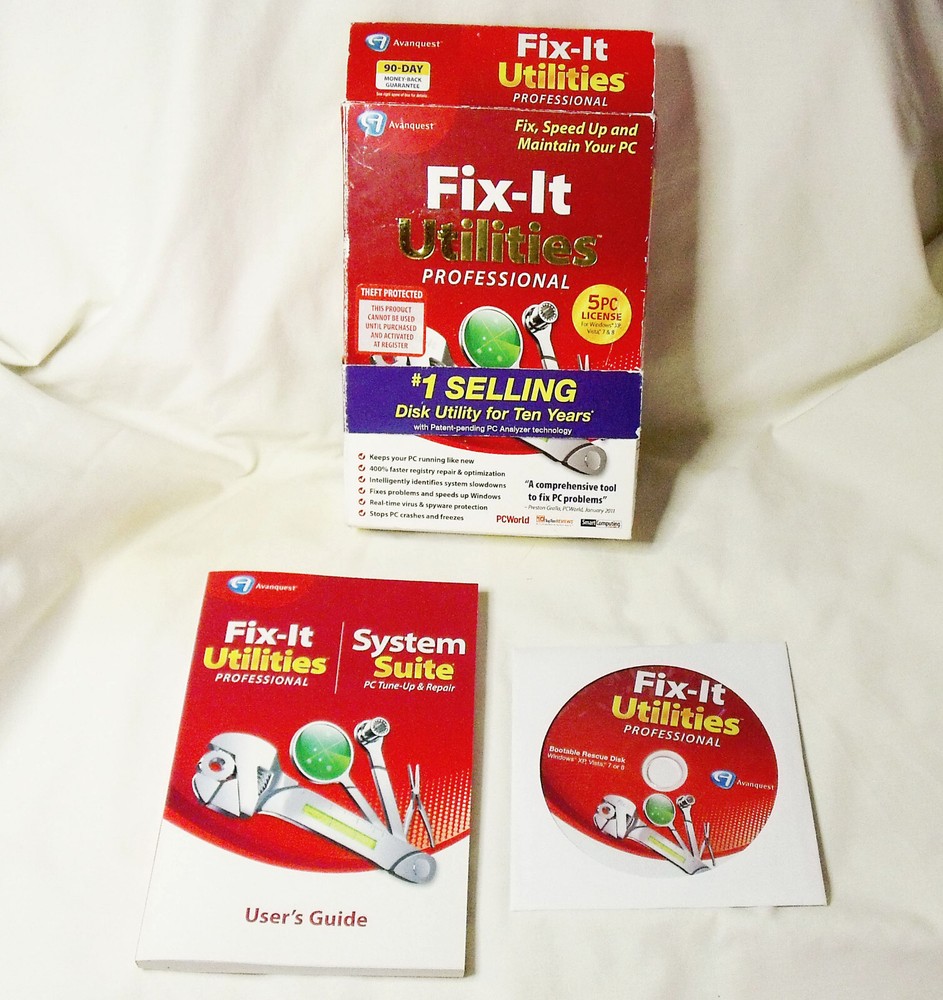 Fix-It Utilites Professional (Windows XP. Vista, 7, 8) 5 PC License