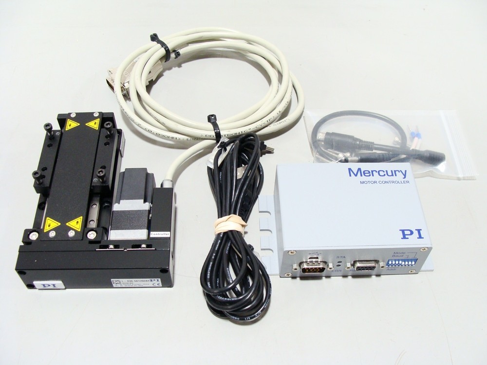 Physik Instrumente PI L-836.501200BF Linear Stage + Mercury Motor Controller +