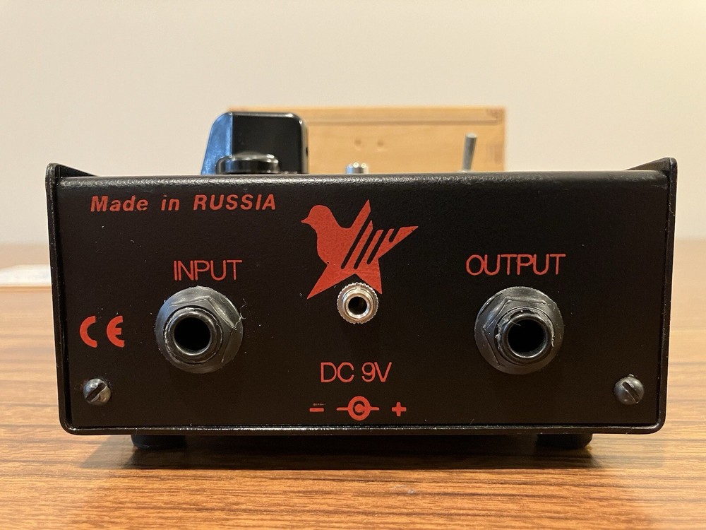 Electro Harmonix Sovtek Small Stone Phaser Shifter Effects Pedal Red Black W/Box