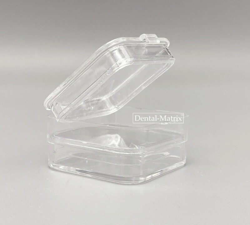 90 Pcs Denture False Teeth Container Membrane Case Hinged Display Box Jewelry