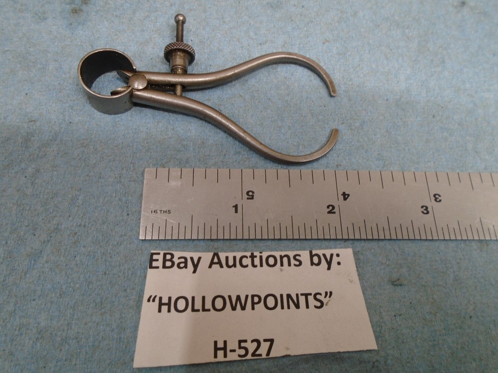 Lufkin 141 ToolMakers 2" Outside Caliper Solid Nut Round Leg for Machinist H527