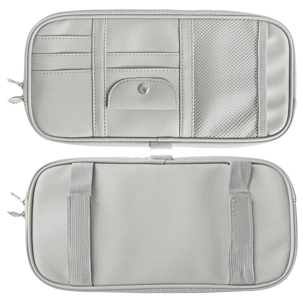 Da by Car Sun Visor Organizer, Multi-Pocket Visor Organizer Storage Pouch for
