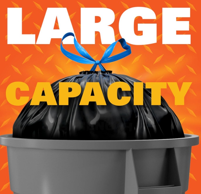 Hefty Strong Lawn & Leaf Trash Bags, 39 Gallon, 38 Count