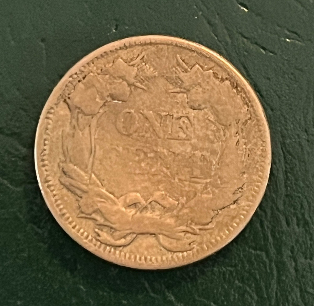 1858 SL. Flying Eagle cent Fine , nice coin !