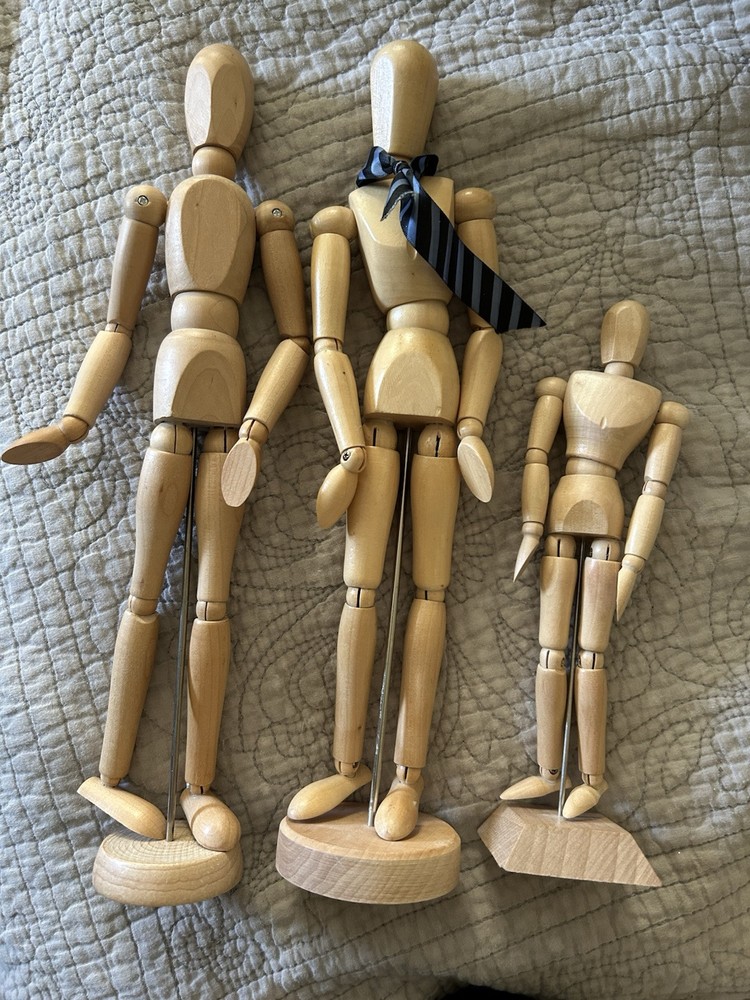 3 Wooden Drawing Forms