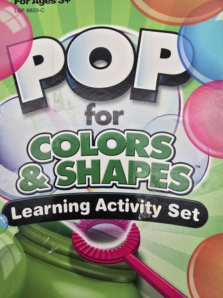 Learning Resources Pop For Color And Shapes Learning Activity Set Reusable Game