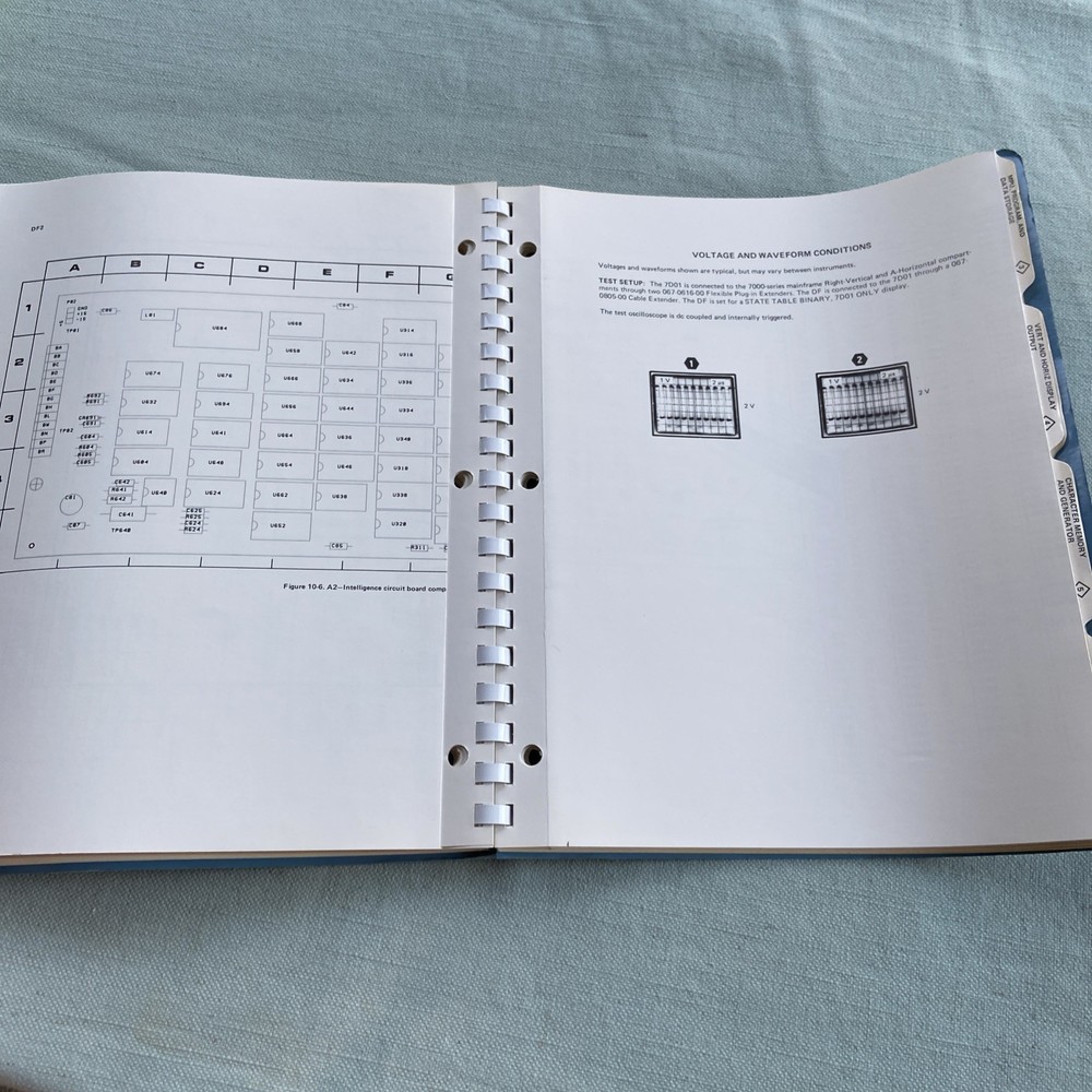 1983 TEKTRONIX DF2 Display Formatter Instruction Manual Vintage Computer Tools