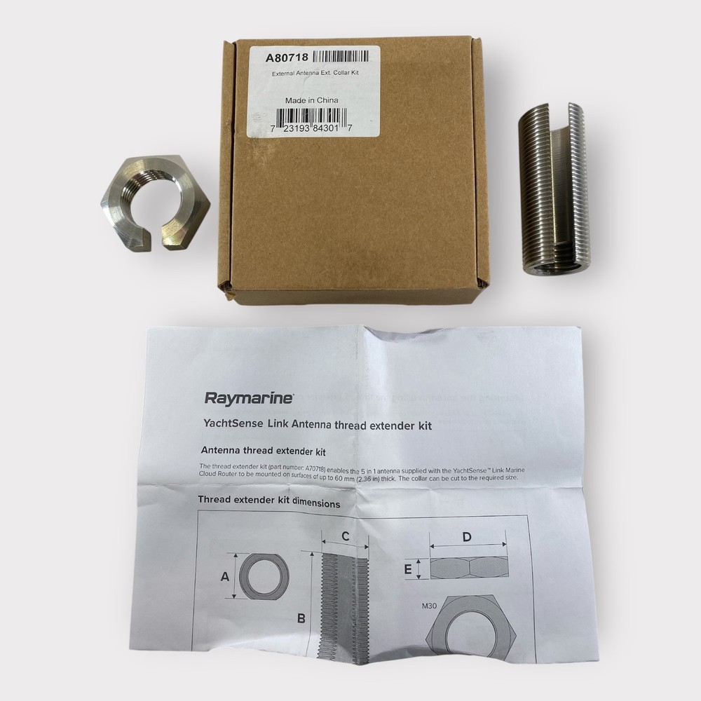 Raymarine A80718 YachtSense Link External Antenna Thread Extender Kit **New**