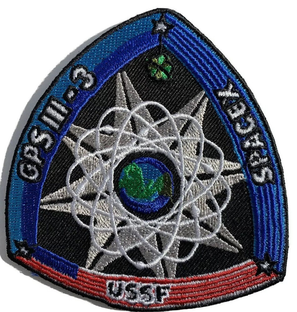 Mission GPS III-SVO 3 USSF DM2 PATCH 3.5”