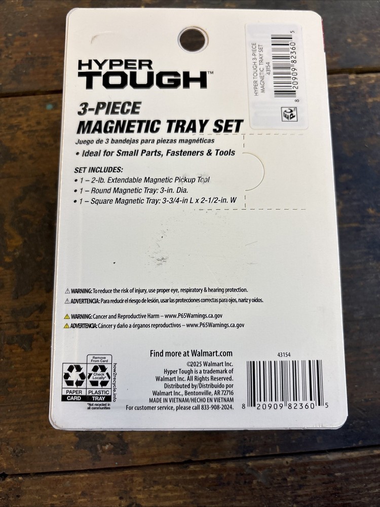 Hyper Tough 3-piece Magnetic Tray Set