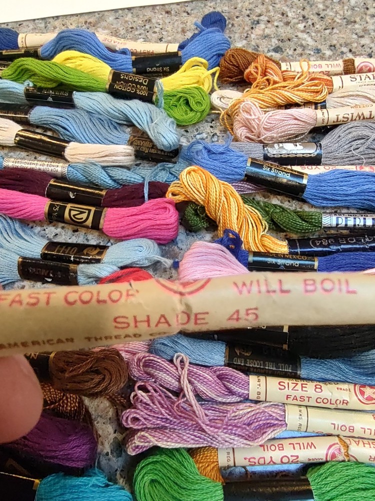 50 Packs Floss String Embroidery Bracelet Making Thread Multi Colors