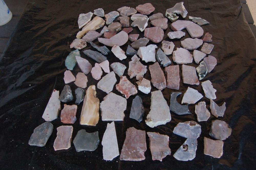 Miscellaneous Jasper, Agate and Marble Slabs, End Cuts Ect.