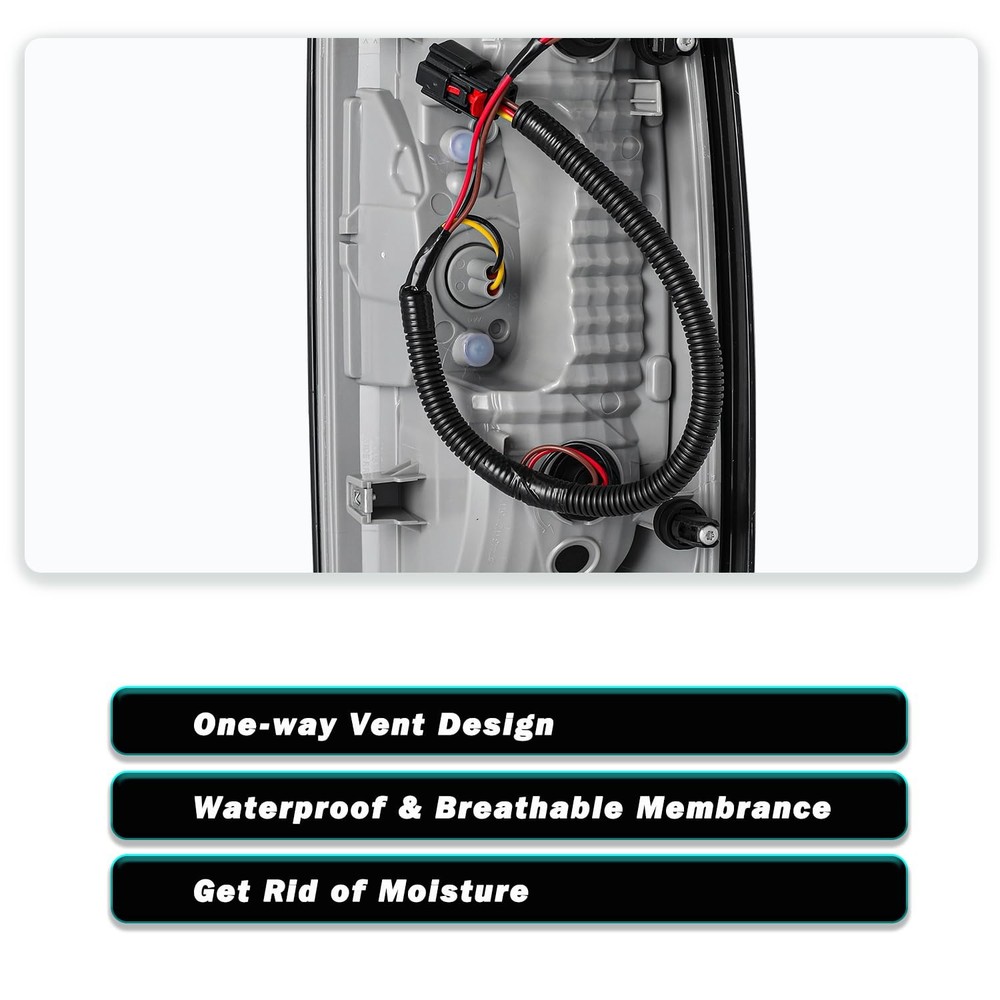 Tail Light for 2015-2022 Canyon Outer Left Driver Side w/ Harness Bulbs